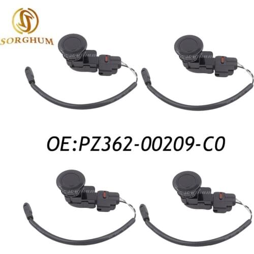 4PCS PZ362 -00209-C0 PZ362-00209 PDC Reverse Parking Sensor For 06-11 Toyota Camry PS362A4A1 Black