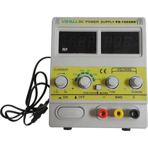 15V 2A DC Power Supply PS1502DD+ Adjustable Regulated Power Supply with LED Display For Mobile Phone Repairing