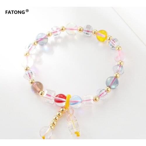 Genuine natural moonstone bracelet for womens high jewelry handmade bijou women with natural gems