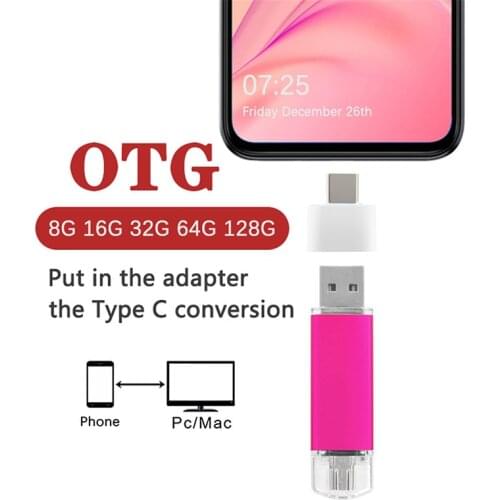 TEXT ME PenDrive Free print LOGO Usb Flash Drive 8GB 16GB 64GB Pendrive OTG Smart Phone Cle Usb Stick 2.0 32GB Flash Memory