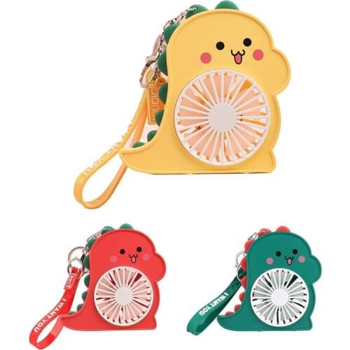 Pocket Fan Cartoon Style Toggle Switch ABS Mini-hold Fan for Home