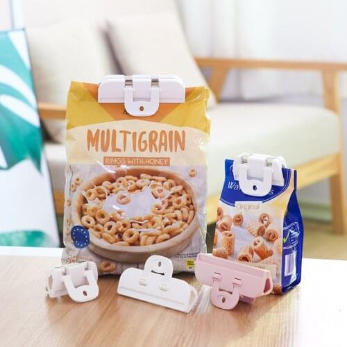 Multifunctional Household Kitchen Food Sealing Clip Two Packs Fresh-Keeping Sealing Snack Bag Sealer Plastic Bag Clip