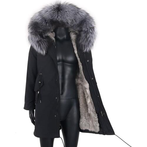 2021 Men winter Jackets Men Warm Thick Real Fox Fur Male Coat Waterproof Outwear Natural Fur Parka Removable Hood Coat