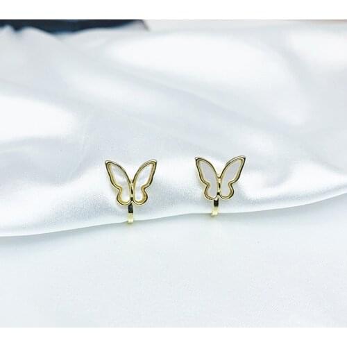New Fashion Design Butterfly Jewelry Colorful Alloy Butterfly Stud Earrings For Women 2020 Bohemia Small Cute Earring Jewelry