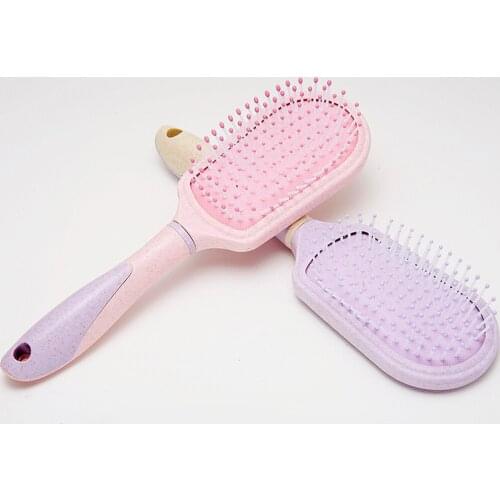 Plastic Hair Brush with Comfortable Grip, Designed for Curly Hair