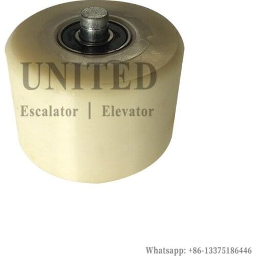 10pcs UNITED Escalator Handrail Handrail Plastic Core Support Roller OD76mm W54mm Bearing 6201-2RS GAA456CX3