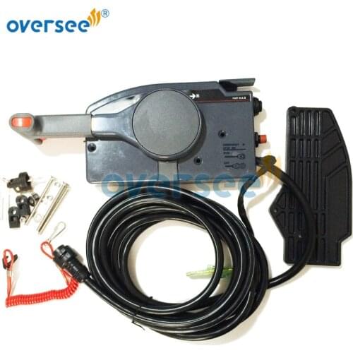 OVERSEE 703-48203-17 Remote control box With 7 Pin Cable For Yamaha Outboard Remote Control Assy