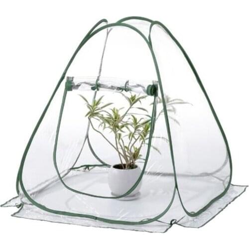 Foldable Growing Tent portable garden greenhouse Succulent Flowers Insulation Shed Rainproof Mini Insulation cover