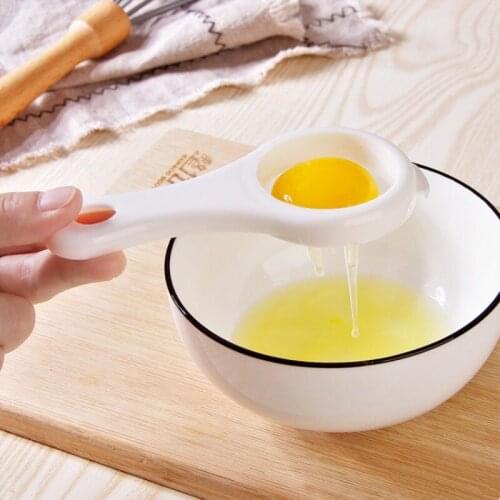1 pcs Eco Friendly Good Quality Egg Yolk White Separator Egg Divider Egg Tools PP Food Grade Material 12.5*5 cm