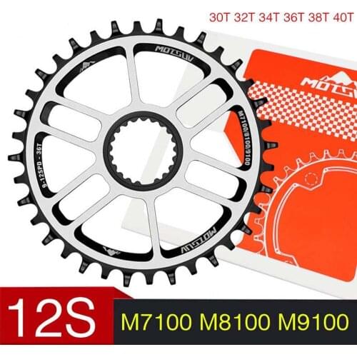 12 Speed Chainring M6100 M7100 M8100 M9100 Direct Mount Crankset 32T/34T/36T/38T T6 AL Bike Chain Ring parts