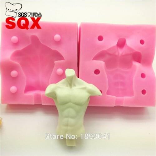 3D man shape silicone mold, kitchen accessories mould for the kitchen baking Sugarcraft Decoration ToolLH33