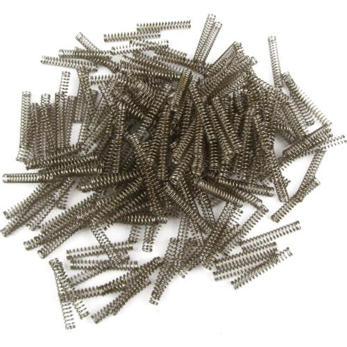 FLEOR 50pcs Guitar Pickup Frame Mounting Springs Humbucker Pickup Springs 4.7x30mm Guitar Accessories