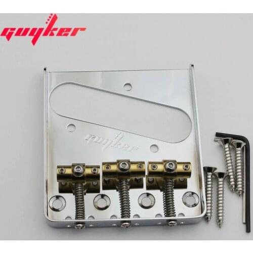GUYKER Fd TL ST Guitar Bridge w/Swiveling Compensating Saddles