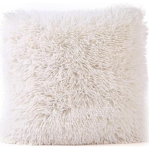 Hot sale 43cm*43cm 12 Colors Pillow Case Waist Throw Cushion Cover Home Happy Gifts High Quality Plush Home Decorative S#70