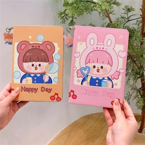 Ipad Cover for iPad Air 4 10.2'' 7th 8th Pro 9.7 10.5 11 2020 Stand Cover Fashion Cute Tablet Case Funda for iPad Mini Air 1 2 3