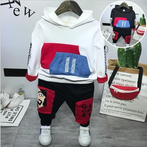 Baby Boys Clothing Set Kids Clothing Sets boys long Sleeve Hoodie and pants 2pcs boys set Childrens Sports Suit Boys Clothes