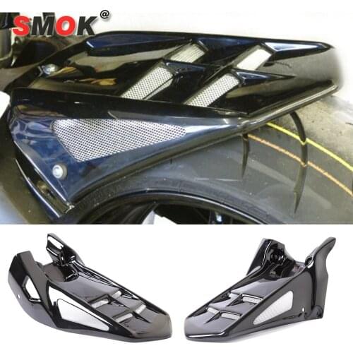 SMOK For Kawasaki z800 2013-2016 2014 2015 Motorcycle Accessories Fiber Glass Rear Hugger Fender Mudguard Cover Back Mudguard