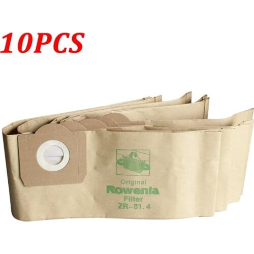 10PCS Dust Bags for Karcher WD3 WD3200 WD3300 MV3 A2204 A2656 Vacuum Cleaner Filter Paper Bags For Rowenta RB88 RU100 RU101