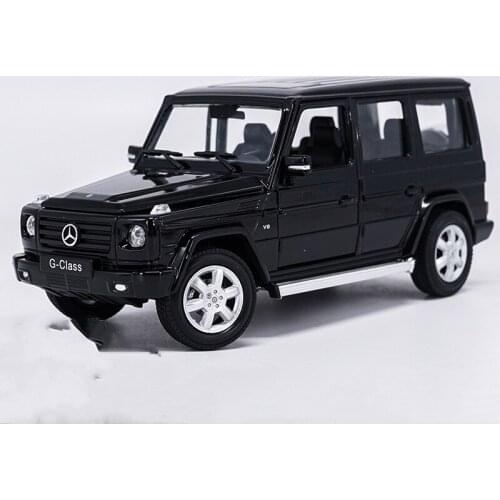 1/24 alloy die-casting simulation car model benz G-Class G500 G55 off-road vehicle adult collection children toys family display