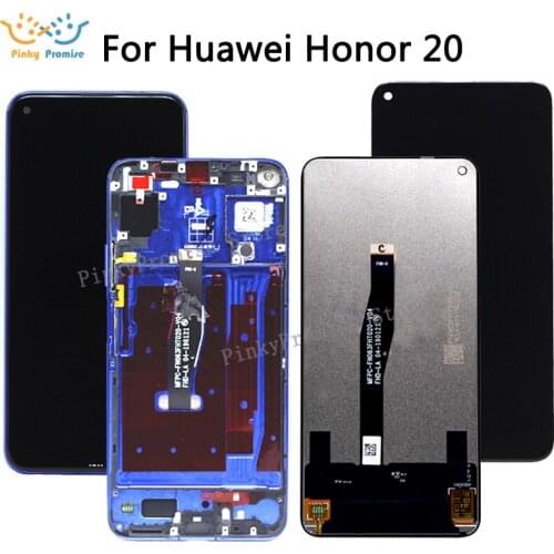 Original Display for Huawei Honor 20 YAL-L21 LCD Touch Screen Digitizer Replace For Huawei Honor 20 Pro YAL-AL10 YAL-L41 LCD