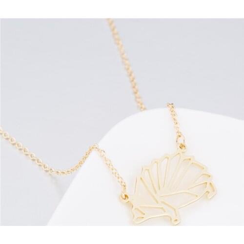 2 Color Delicate Beauty Brief Hedgehog Chians Necklace Materials Is Stainless Steel 316 No Easy Fade Anti-allergy
