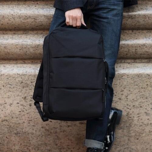 DIENQI Black Waterproof Mens Travel Bag Fit 17 Laptop Mochila USB Multifunction Backpack Large Capacity Back Luggage Male Bags