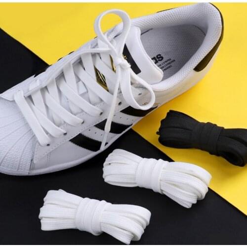 1 Pair Flat Shoelaces Black White AF1 Shoes Laces Sports Casual Shoes Accessories Unisex Polyester Shoelace 100/120/140CM