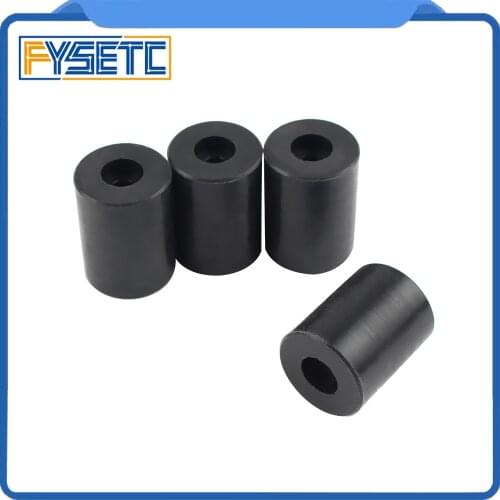 FYSETC 3D Printer Heatbed Silicone Leveling Column for CR10 MAX Bottom Connect Solid Bed Mounts OD 0.98 in ID 0.16 in Stable