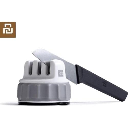 Youpin HUOHOU Fixable Sharpen Stone Trible Wheel Whetstone Sharpeners Kitchen Sharpening Stone Grinder knives Tools