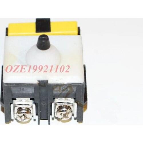 1pc AC 250V 8A 5E4 SPST Momentary Electric Power Tool Angle Grinder Switch for Dewelt 125 2 Terminals