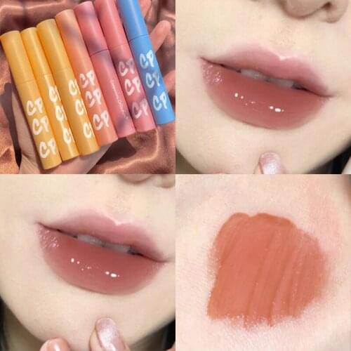 Mirror Lip Gloss Water Glass Lip Gel Waterproof Lasting Gloss Labial Water-light Moisture Sexy Red Lips Lip Glaze Cosmetic 1PC