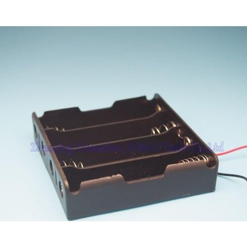 5pcs/lot 18650 Battery Case Box Holder 4x18650 Battery Charging case with wire