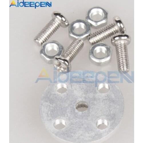 5Pcs/lot 25T Steering Gear Round Type Metal Rudder Disc Servo Arm For MG995 MG996R RC Servos Futaba ACE Robot