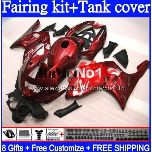 YZF-600R For YAMAHA YZF 600R 1996 1997 1998 1999 2000 2001 Dark red 38MC.73 YZF600R Thundercat 96 97 98 99 00 01 02 Fairings