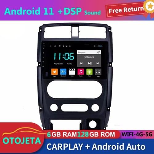For 2012 Suzuki Jimny Car Radio Stereo GPS Navigator 6GB Ram 128GB Rom Autoradio 2Din Android 10 Bluetooth Multimedia Player