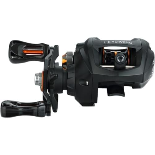 Baitcasting Reel Trolling Fishing Reels 6.3:1 10+1BB Max Drag 11Lbs High Speed Casting Reel with Magnetic Brake System