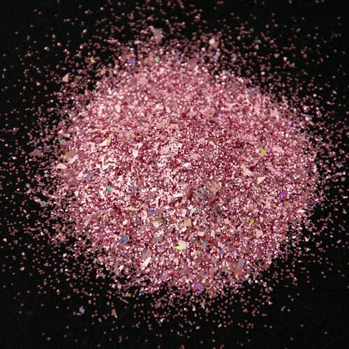 50g/Pack Gold Pink Glitter Powder Mix Nail Sequins Ultra-fine Nail Art Decoration for UV Gel Polish Manicure Glitter Sequins PR