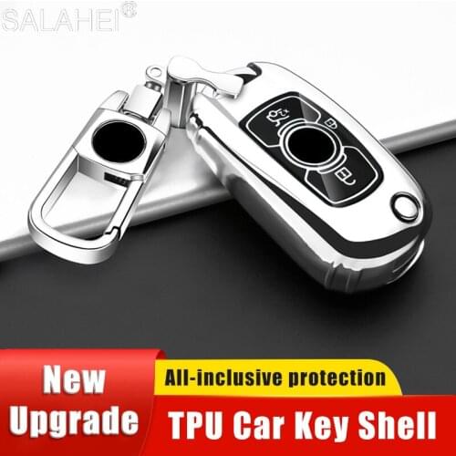 TPU Car Key Cases Cover For Opel Vauxhall Astra K Corsa E For Buick VERANO ENCORE GX GL6 2018 2019 2020 Flip Key Shell Holder