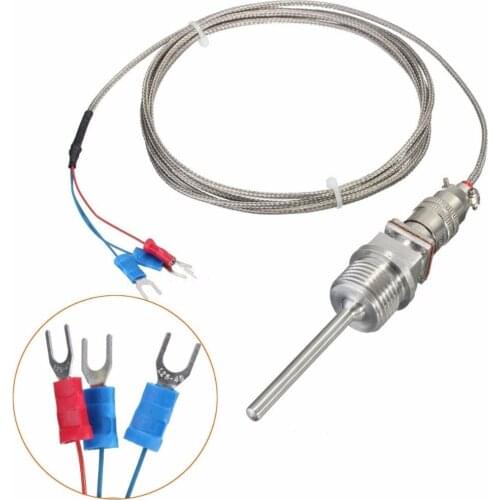 New Electric Sensor High quality RTD PT100 Temperature Sensors 1/2 Inch NPT Threads With Detachable Connector Useful Tool Tools