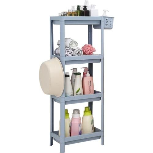 Hot sale Movable Plastic Multi-stationery Storage Box Bathroom Table Shelf Wash Storage Rack Kitchen Storage Holders Rack