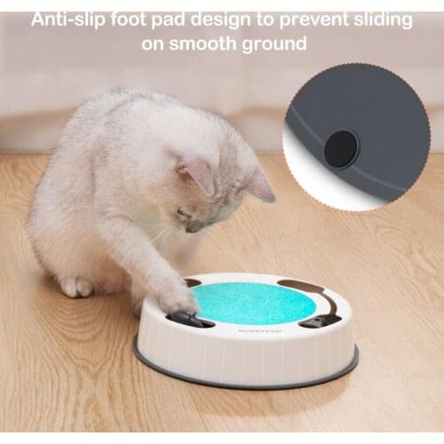 Cat Toy Interactive Cat Teaser Hide Seek Hunt Electronic Running Mouse