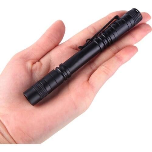 Mini LED Torch mini pen light Waterproof LED light Led pen Flashlight lamplight Chip mini Torch Light 5 Modes AAA Battery