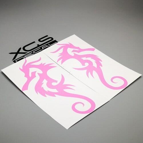 XGS DECAL Car Auto Styling Vinyl Cut Stickers A Pair of See Horse reflective waterproof outdoor decals