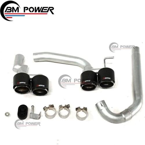 3 series F30 F35 exhaust tip to M3 style carbon fiber material for 3series F30 F35 exhaust pipes