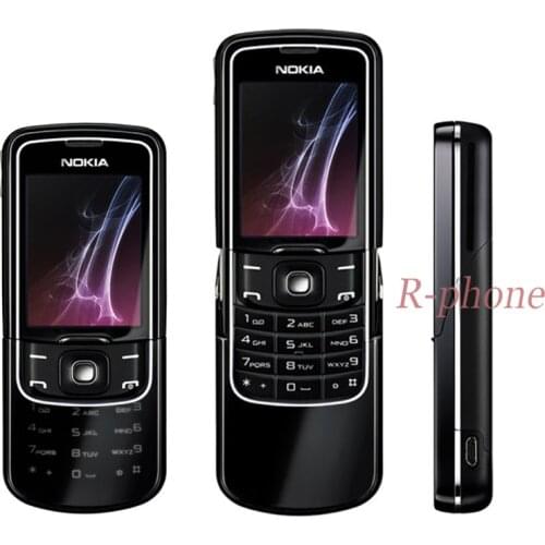 Nokia 8600 Luna Refurbished Mobile Phone 2G GSM Cell Phone & Arabic Russian keyboard Original Unlocked