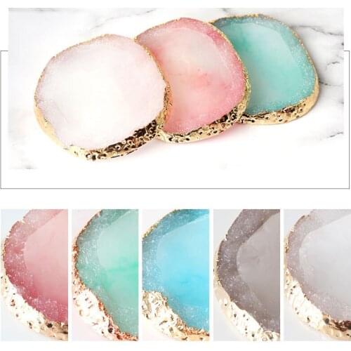 Round Shaped Nail Art Palette Resin Nail Cosmetics Mixing Palette Color Mixing Paint Manicure Accessories WD