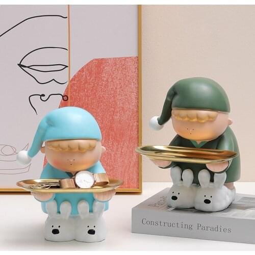 Angel Baby TV cabinet porch tray key storage furnishings household good things desktop decoration healing system home decoration