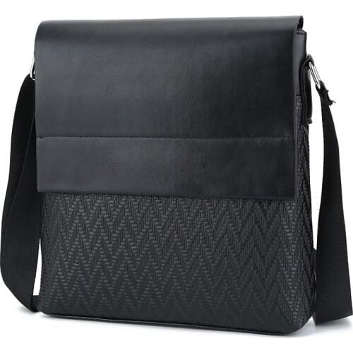 Casual Bags for Men 2021 Pu Leather Messenger Bags Embossing Flap Business Small Bag Designer Male Bag Shoulder Crossbody Bags