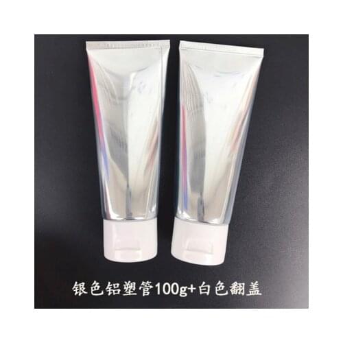 300pcs empty 100ml lotion plastic soft tube for cosmetic skin care cream packaging,100g squeeze container bottles with screw cap