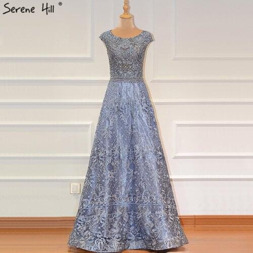 Pink Diamond O-Neck Dubai Prom Dresses 2020 Sleeveless A-Line Luxury Prom Gowns Long Real Photo BLA60931